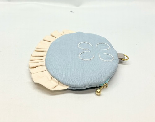 ミズクラゲ　パスケース　カードケース｜とりさん工房ーかわいいハンドメイドポーチ