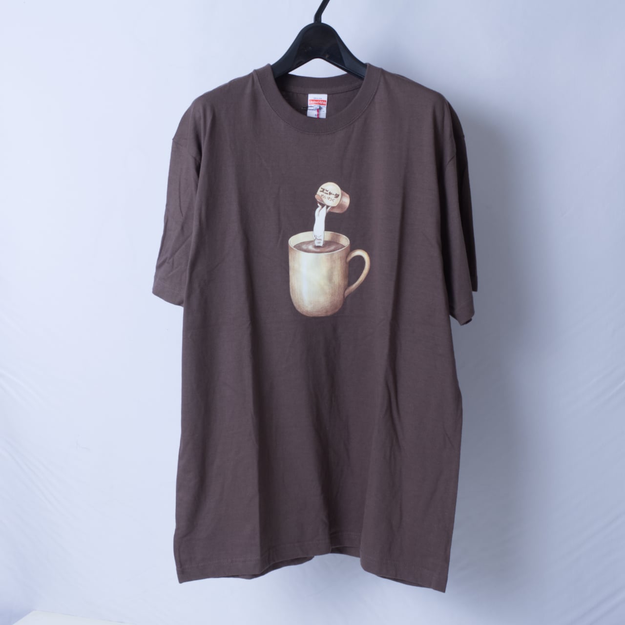 猫Tシャツ - スニャータ-【size:XL】チャコール t27
