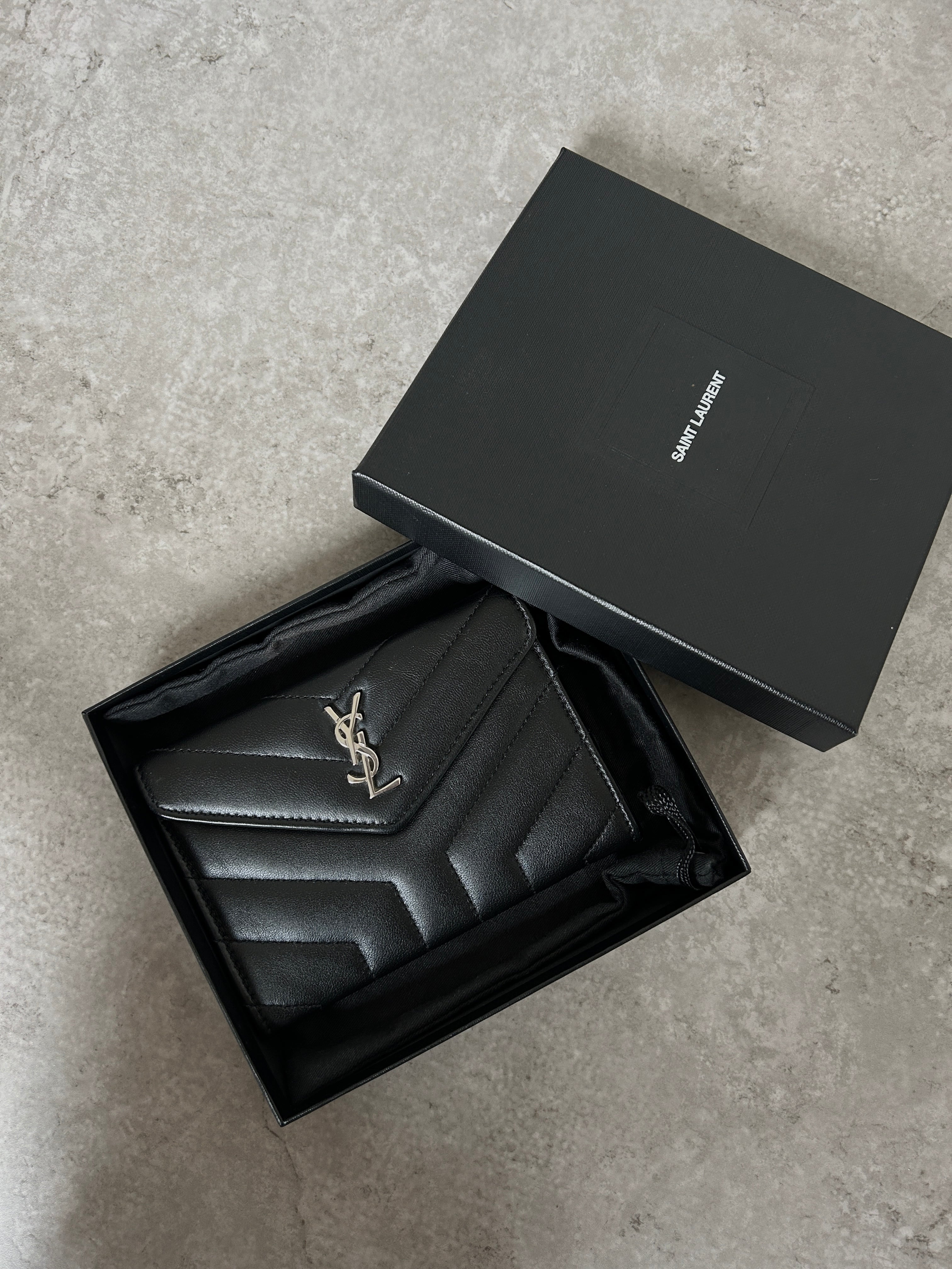 Yves Saint Laurent イヴ・サンローラン コインケース ブラック YSL