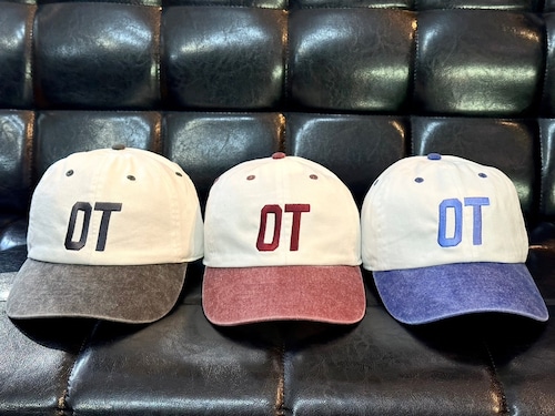 【新作/3色展開】OT LOGO EMB PIGMENT 2TONE CAP