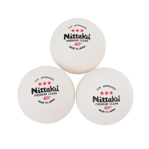 【新着特価】ニッタク(Nittaku) 卓球 ボール 3スター プレミアム クリーン 抗ウイルス・抗菌 国際卓球連盟公認球 日本製