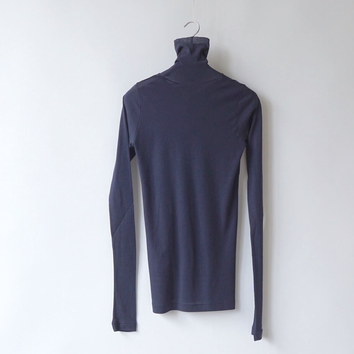 AURALEE/オーラリー・SUPER HIGH GAUGE SHEER RIB TURTLE NECK L/S TEE