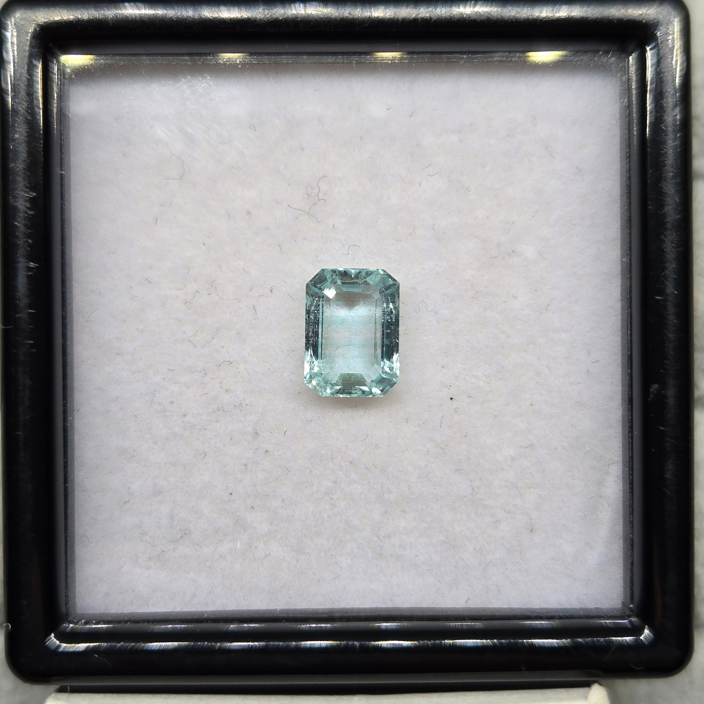 天然ベリル バイカラー・ベリル 1.344ct 7.72×5.67×3.82㎜ | たんざ屋