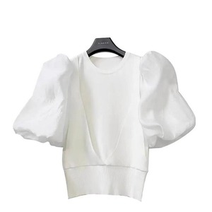 Lantern sleeve sweater pullover W00281