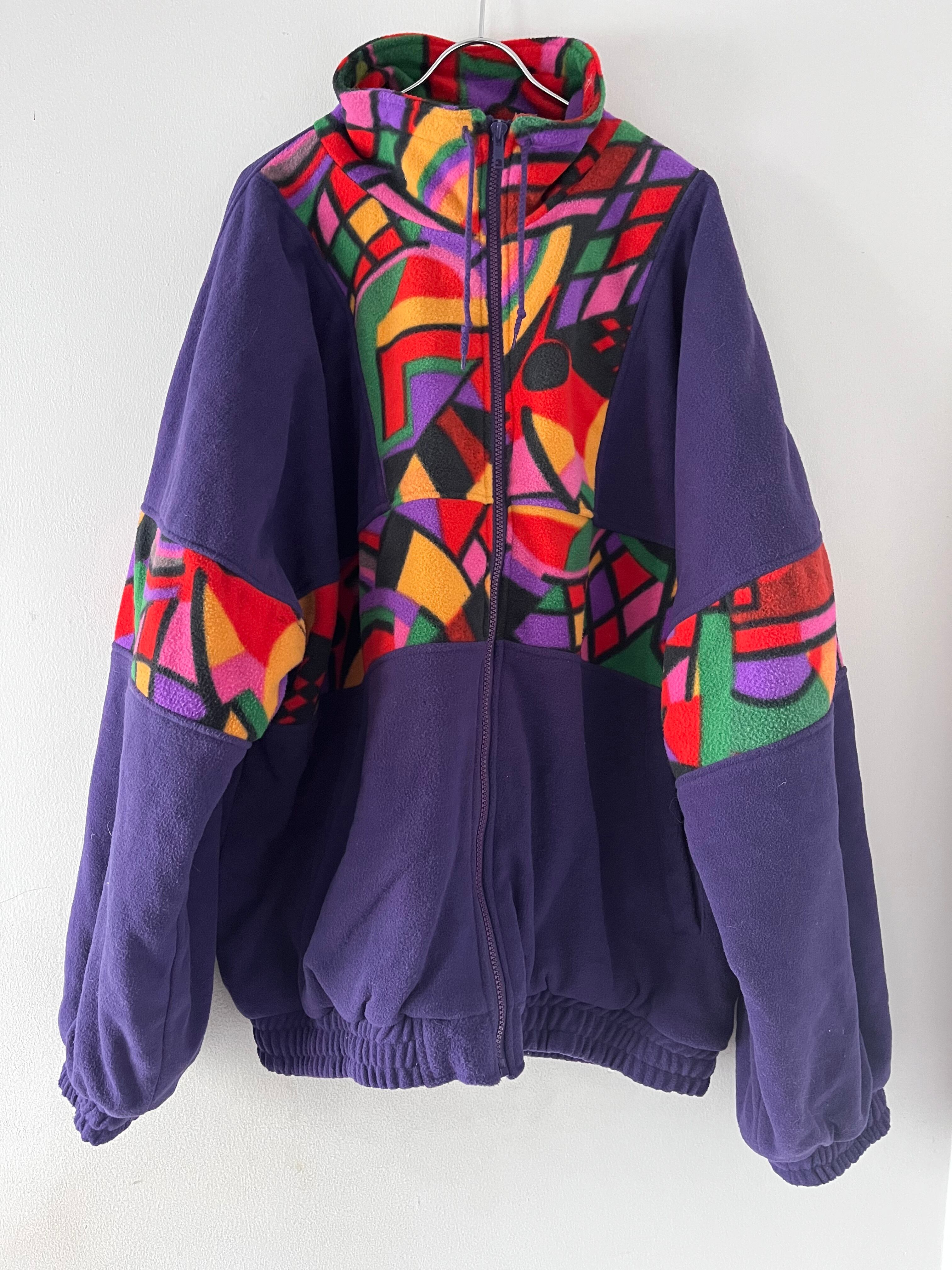 カラフル幾何学ジャケット