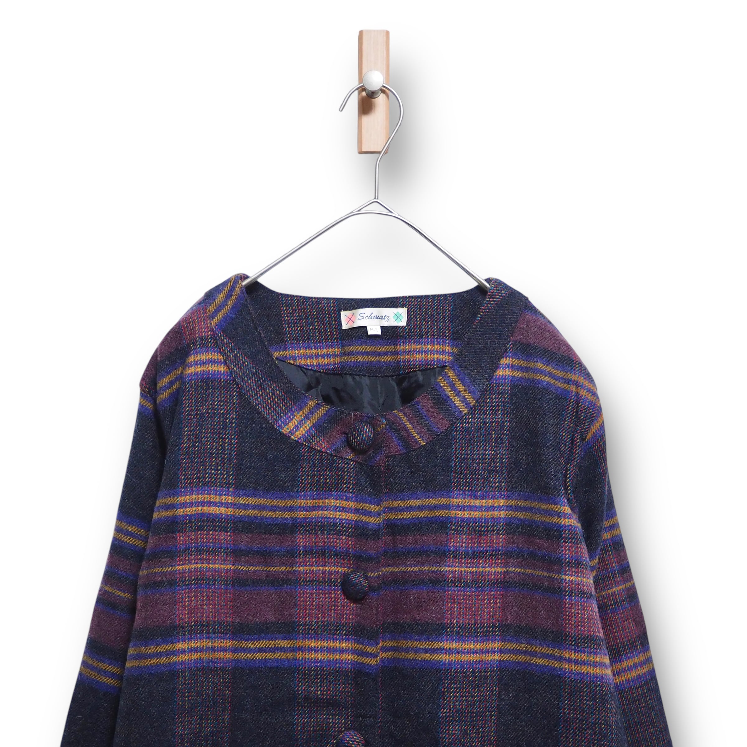 【VINTAGE】ノーカラーコート