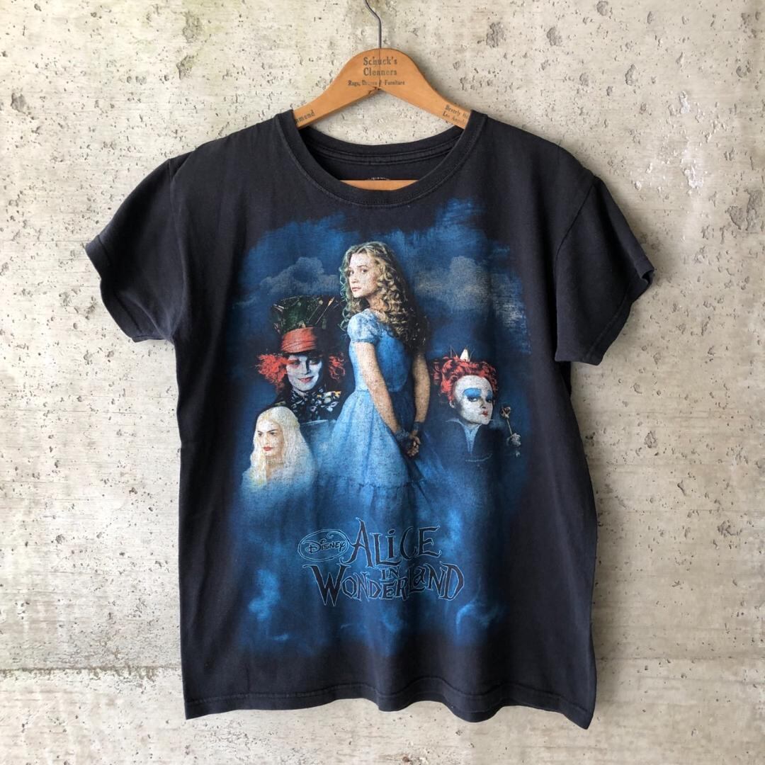 XZ636 Tシャツ ジョニーデップ アリス イン ワンダーランド 2010年 GG477 Tシャツ ジョニーデップ アリス イン ワンダーランド 2010年