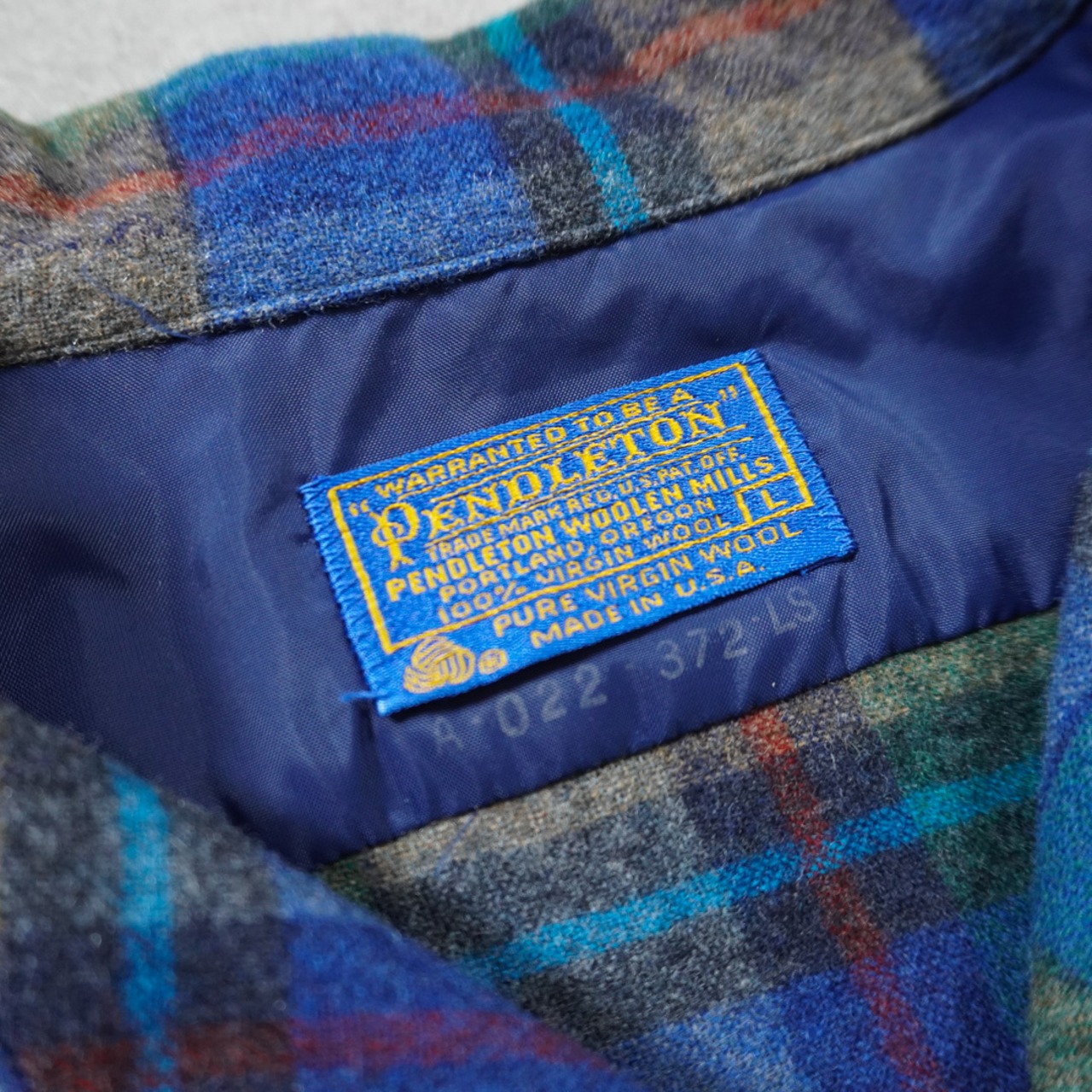 70s PENDLETON Board Shirt plaid L 古着 - 6
