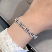 おしゃれ キラキラ チェーン ブレスレット
