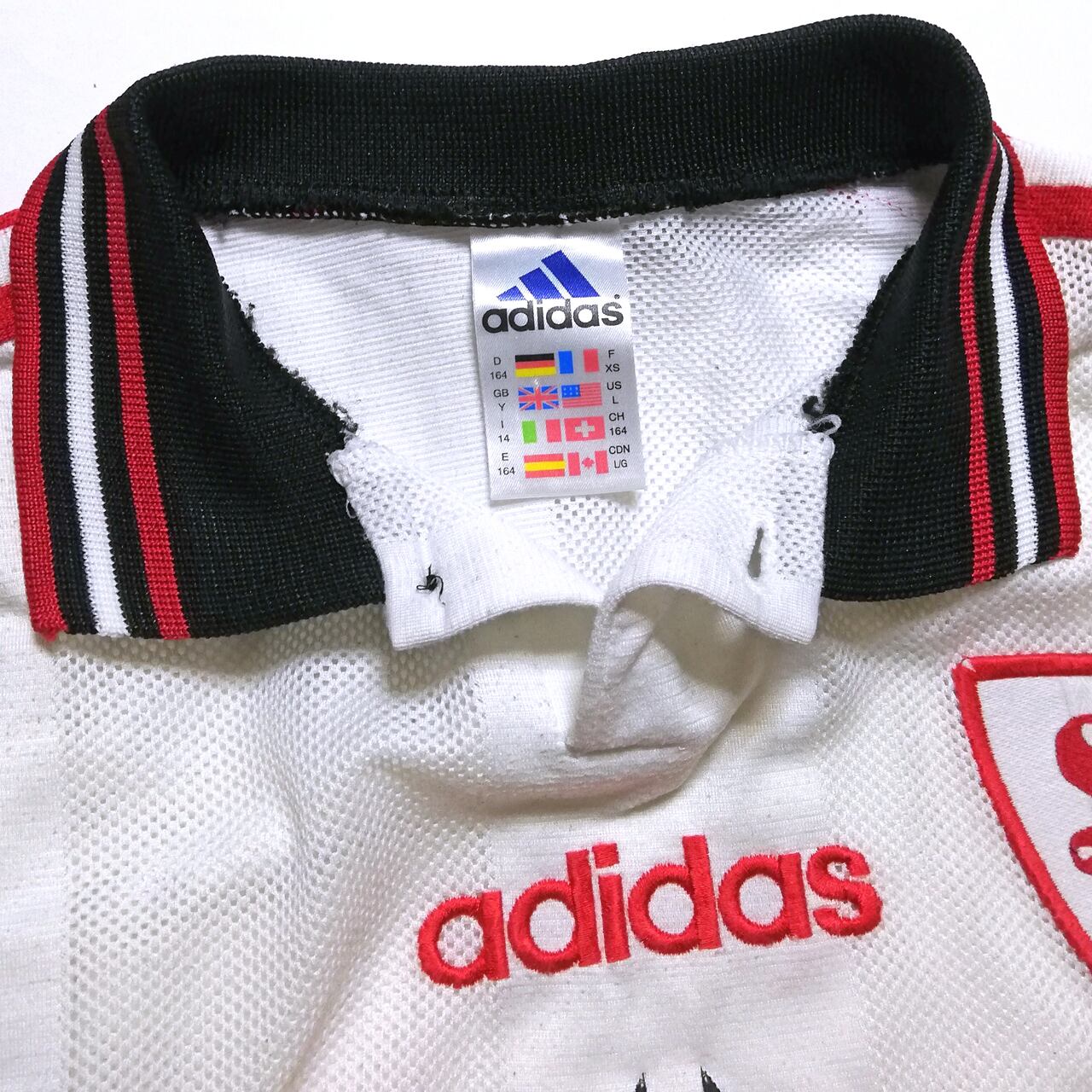 USED】シュトゥットガルト 1997-98 adidas ホーム半袖 ユニフォーム