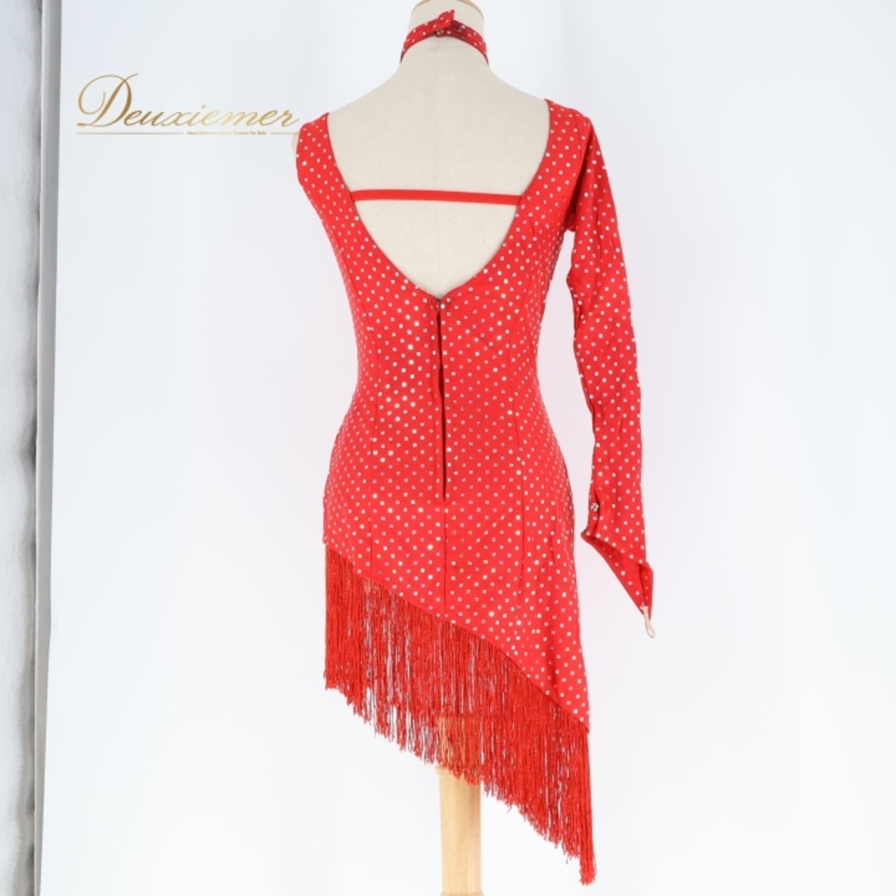 社交ダンス 衣装 セキネ SEKINE ラテン ドレス ワンピース ラテンドレス 赤 フリンジ パーティ 発表会 デモ 競技 レッド系 日本製 競技用ドレス フリンジドレス 大人用 ワンピースドレス ダンスウエア 社交ダンス衣装 ダンスパーティ 発表会用 上品 おしゃれ シンプル デザイン 赤色系 レディース用