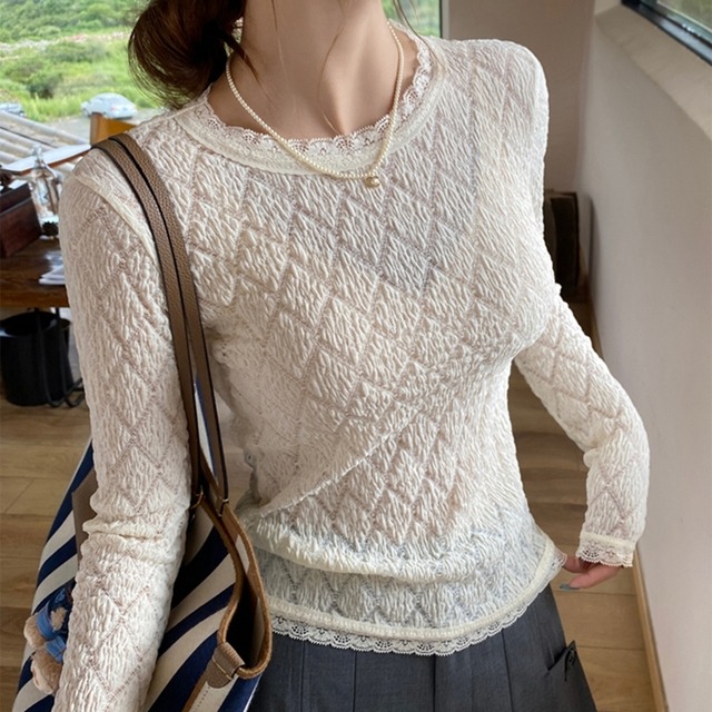 Diamond mesh T-shirt　M4178