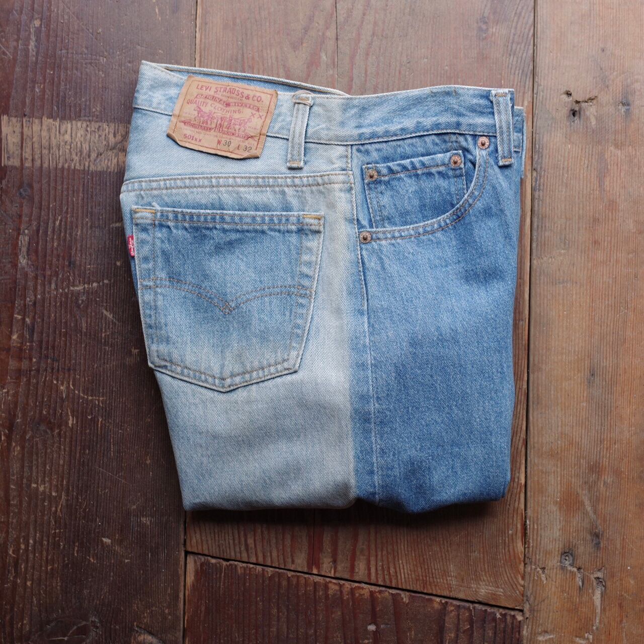 US Made 90's Levi's 501 Denim Pants / リーバイス 501 / ツートーン