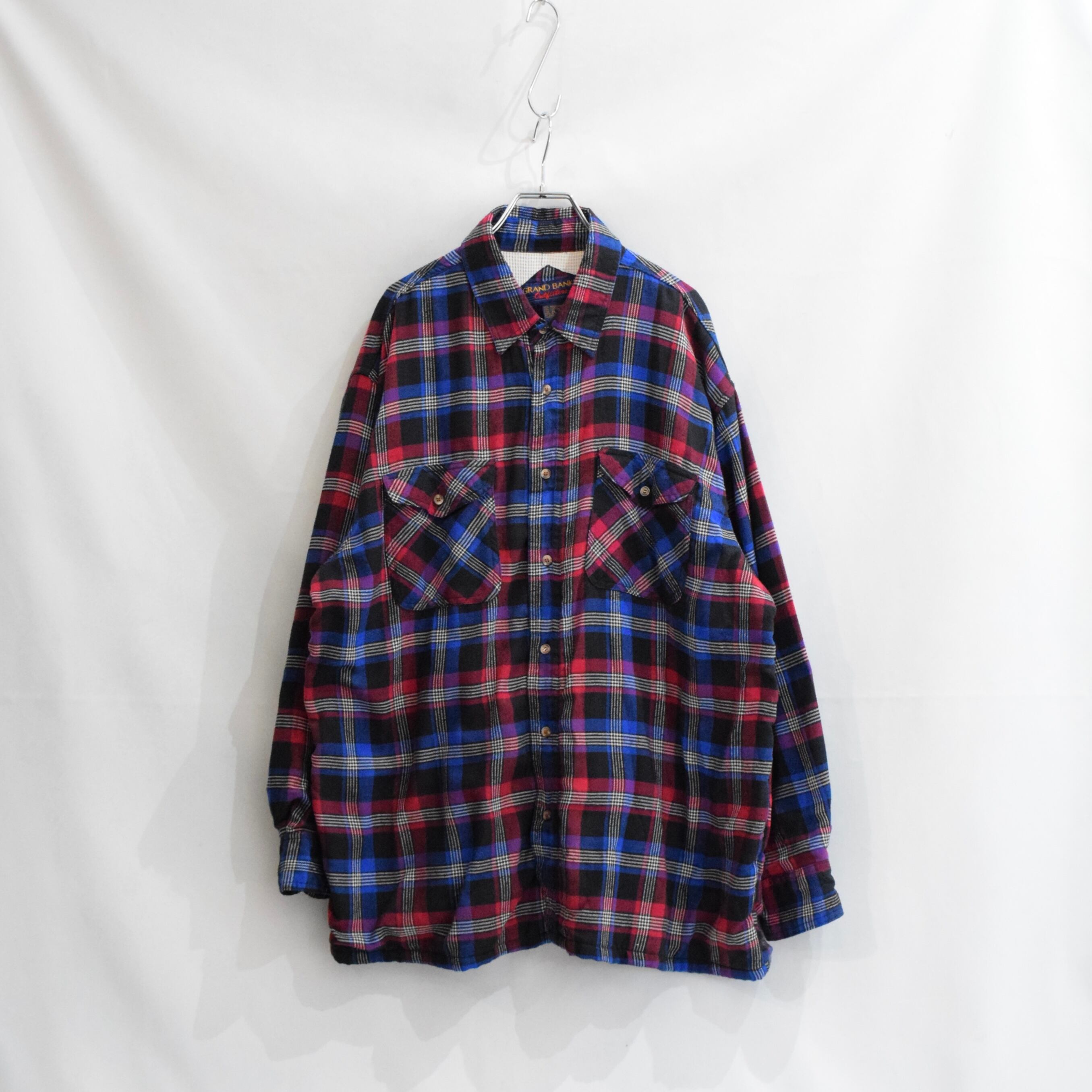 70's USA製 PENDLETON オンブレチェック柄ウールシャツ メンズL