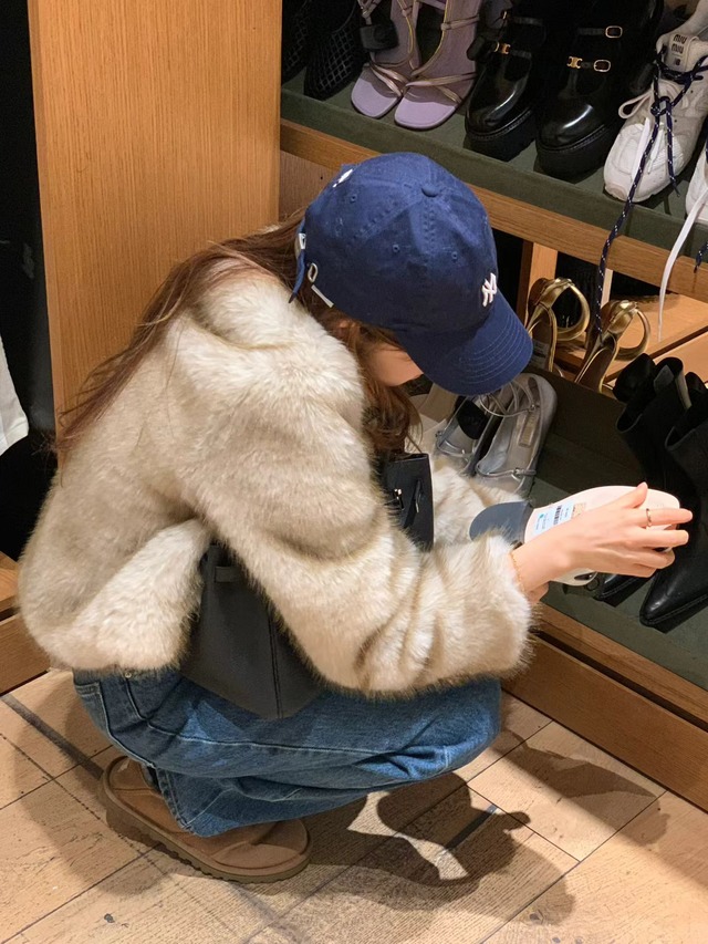 (OUNCE) melo fur  jacket