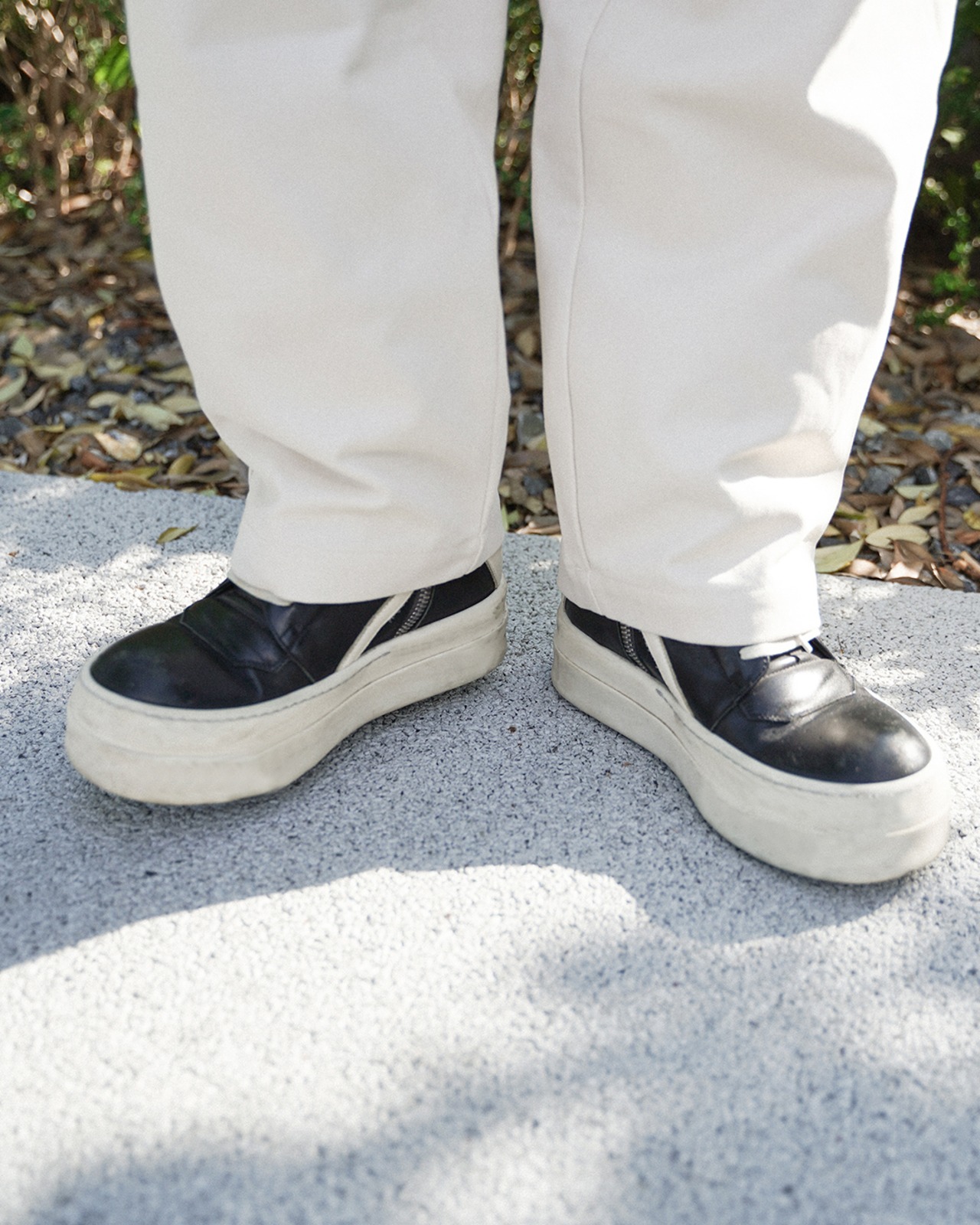 【#Re:room】HEAVY CHINO TWO TUCK  WIDE PANTS［REP305］