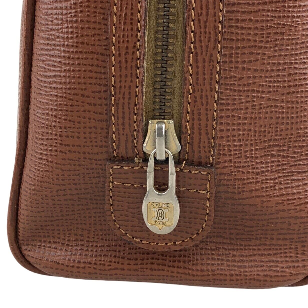 レア！ セリーヌ CELINE ハンドバッグ パイソン型押し ブラウン CELINE（セリーヌ） マイクロショッパートート ラゲージ ハンドバッグ