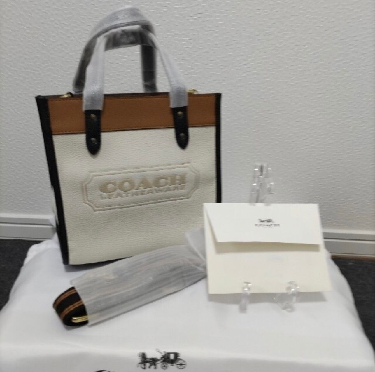 COACH コーチ トートバッグ 2way ハンドバッグ カラーブロック | ebisuya