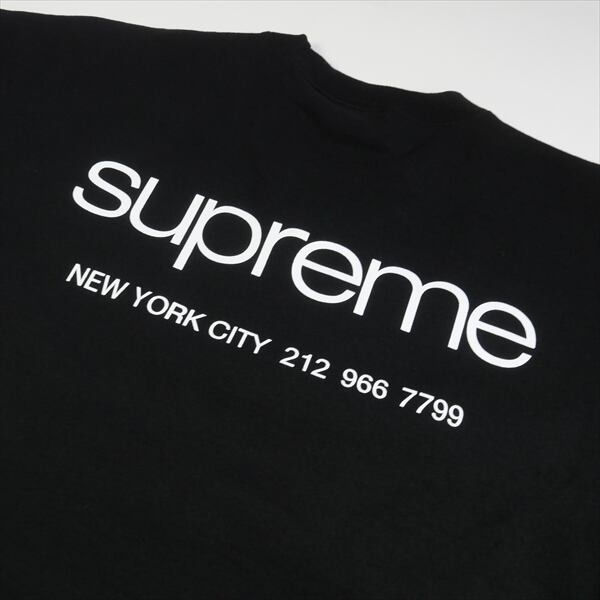 supreme   NYC Crewneck   Lサイズ　黒