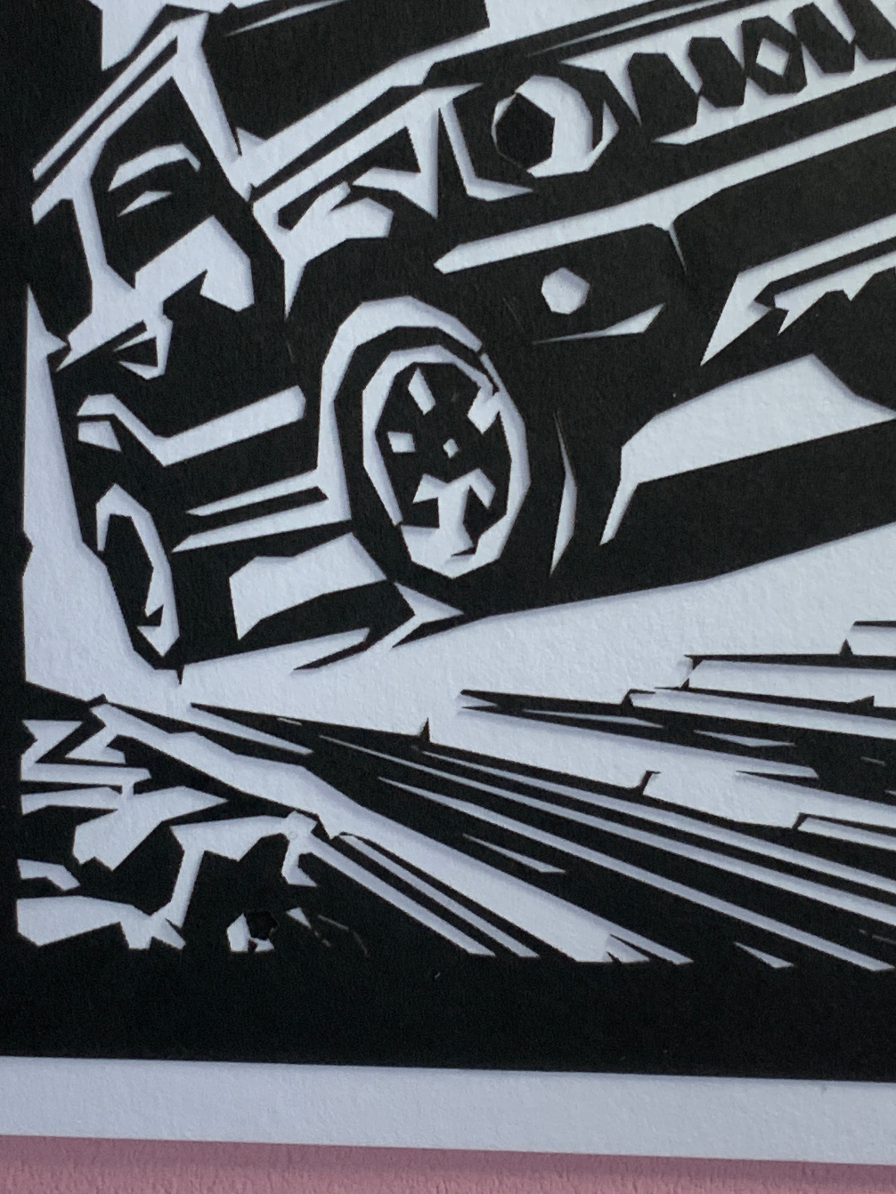 491-Car-ジムニー切り絵 | PAY ID