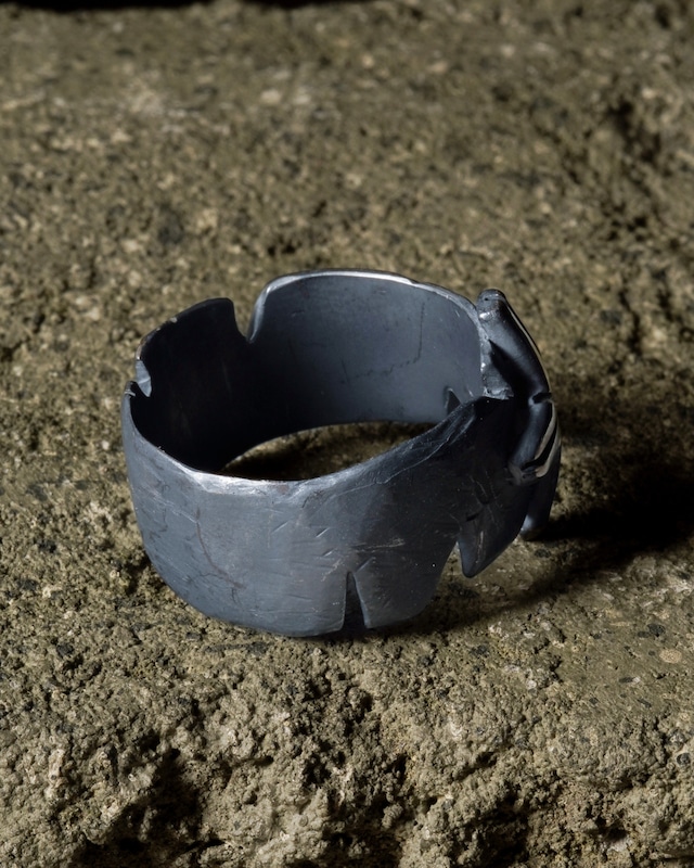 b cross ring (silver925)