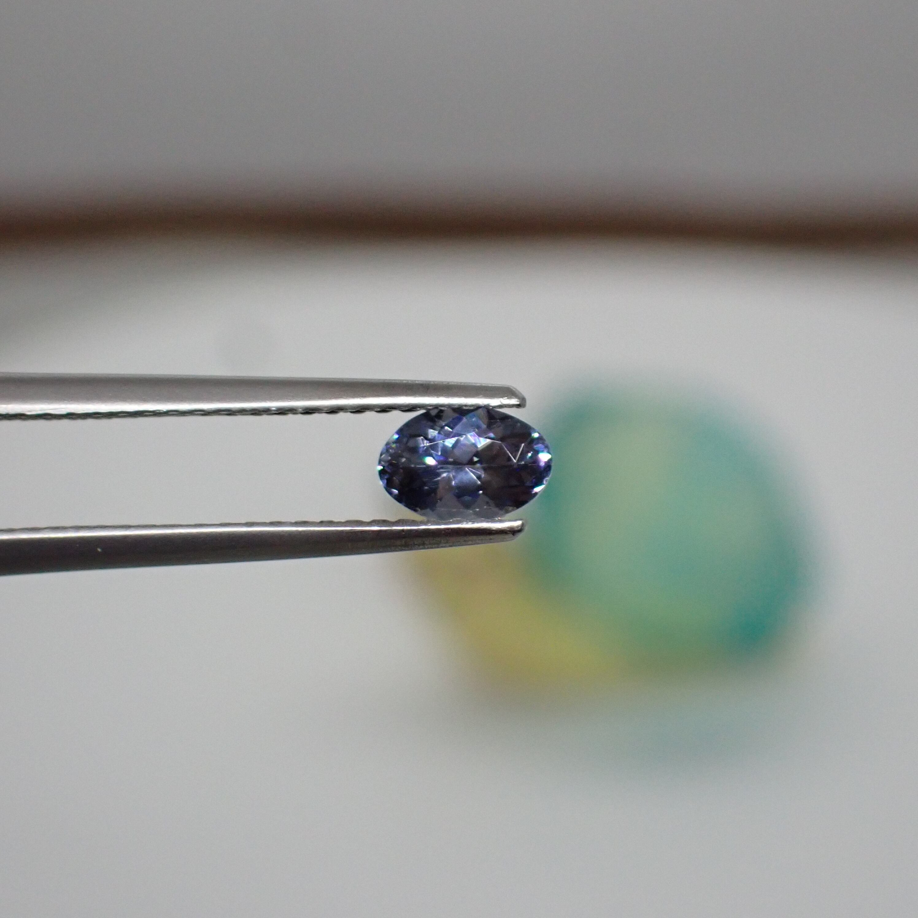 キラキラ☆シックなグレイッシュブルースピネル 0.493ct | 宝石ルース  