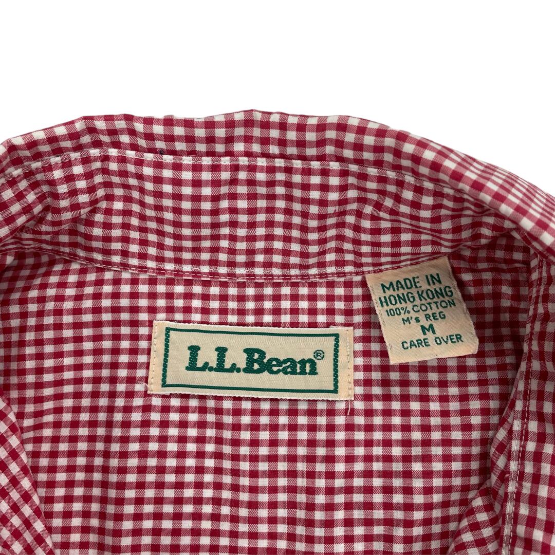 90’s L.L.Bean S/S Checkered Shirt（Used）