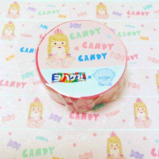 hopea×ヨハク社　I Love Candy　15mmマステ　YO09