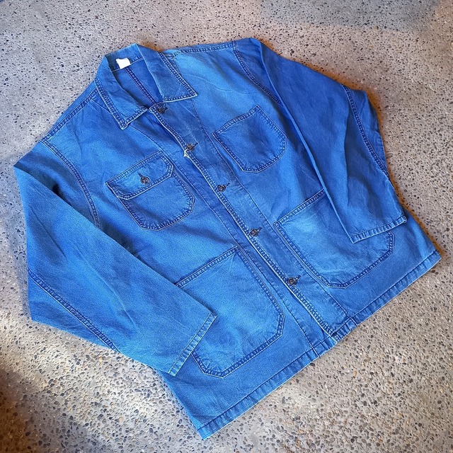 ヨーロッパ製？ ライトデニム カバーオール used [212032]