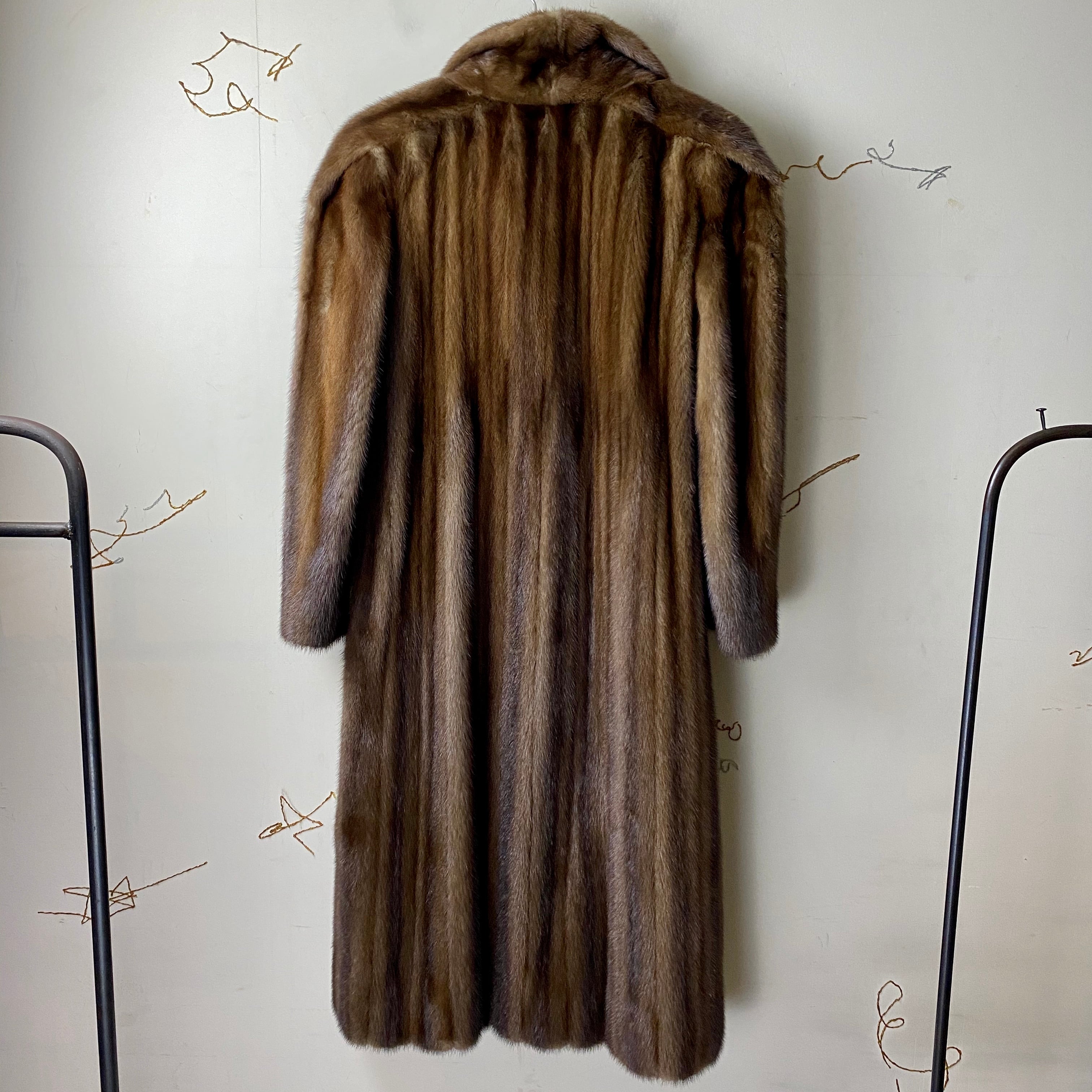 vintage VALENTINO “haute fourrure” long fur coat | NOIR ONLINE