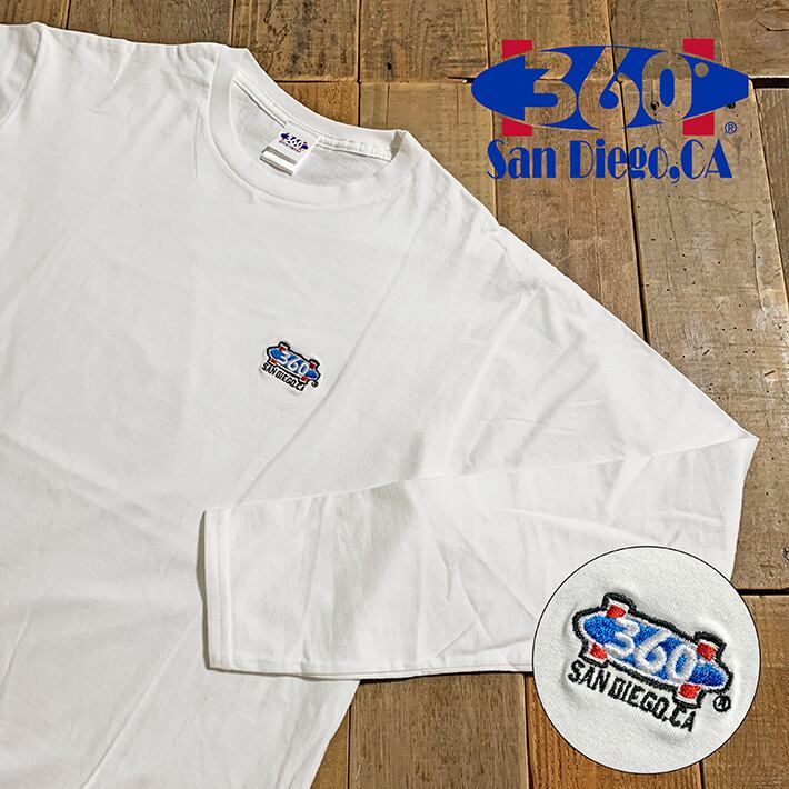 360 Sports Wear スリーシックスティスポーツウエア Long Sleeve Tee 360 Tsag 006 ロングスリーブ Tシャツ ロンt スケート スケボー ストリート ブランド メンズ レディース Have A Nice Time Store