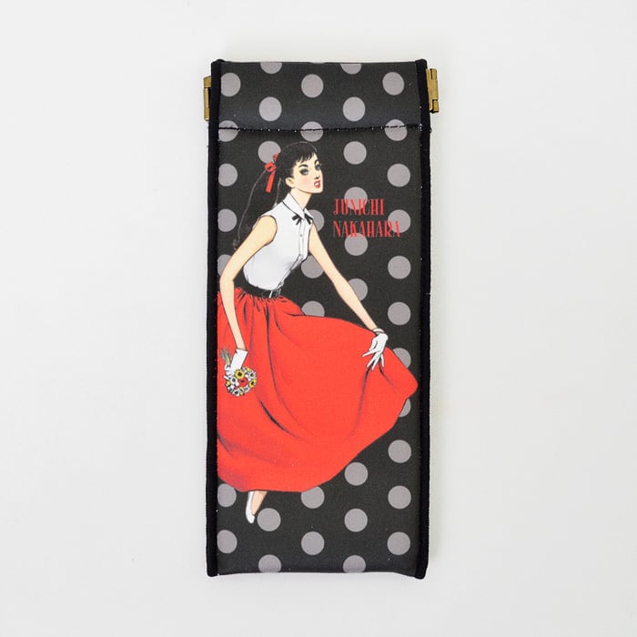 パズル額入り　中原淳一　『赤いスカート』 中原淳一 スリムキャンディポーチ 赤いスカート | 中原淳一ショップ