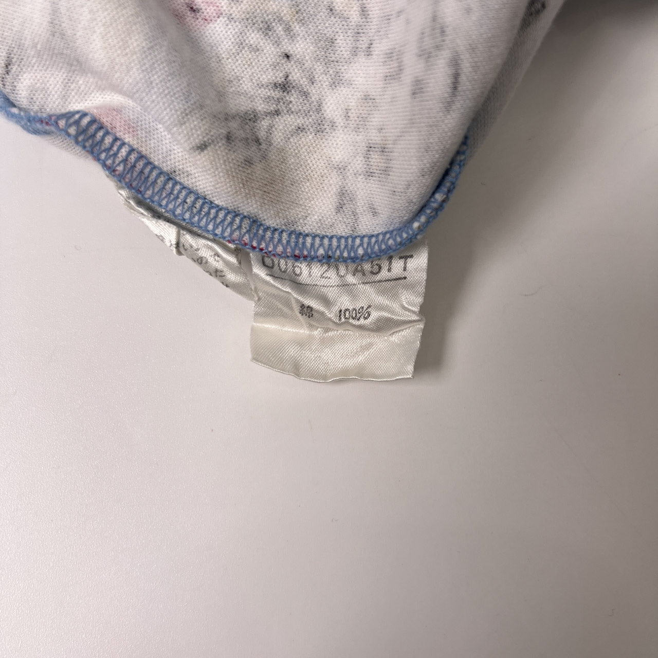 A.O. ATSUKI ONISHI アツキオオニシ スクエアネック イチゴ柄 ミニワンピース S~Mサイズ程度/ブルー