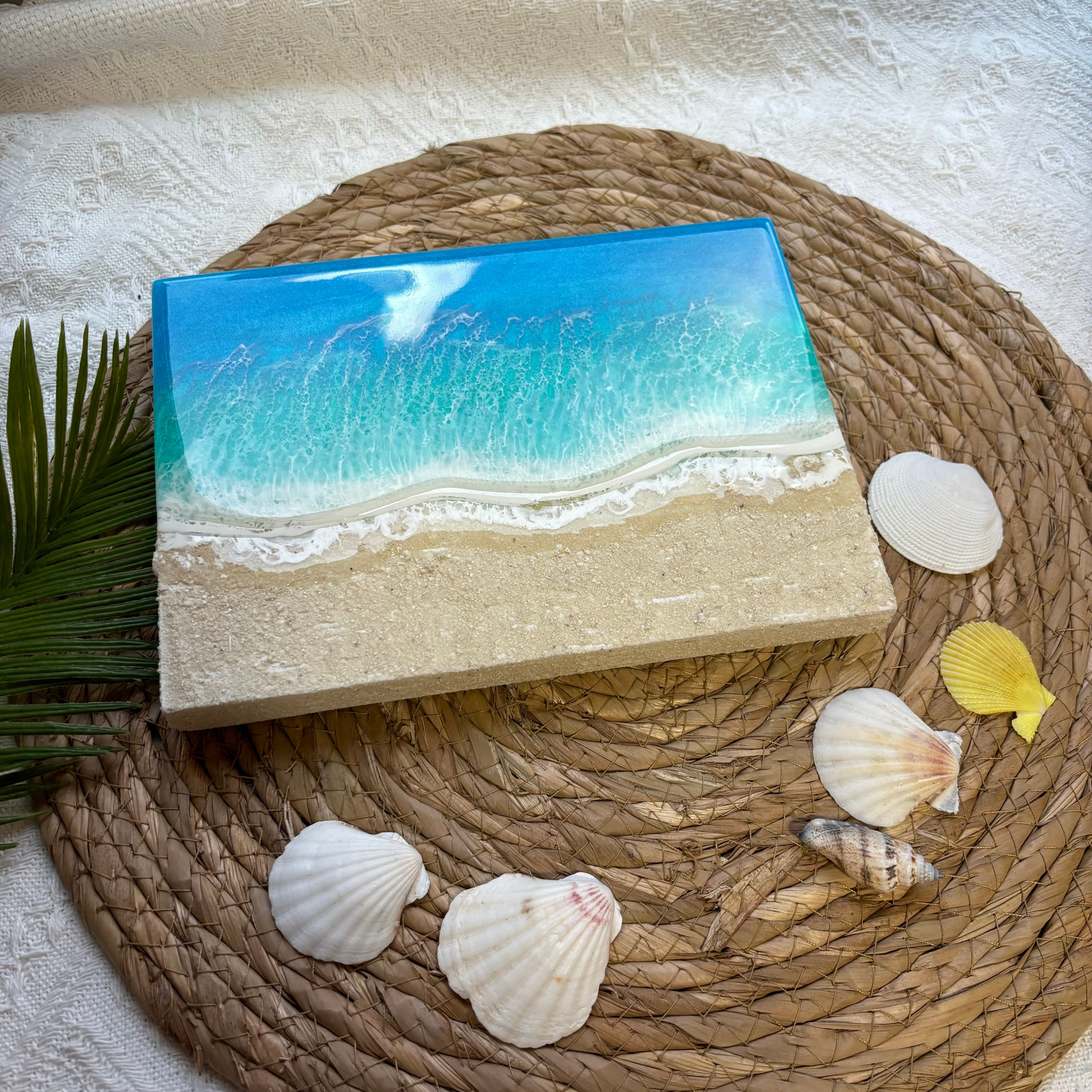 海レジンアート【蓋にもなるコースター】 | seveNsea