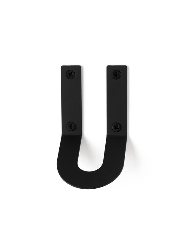 LETTER HOOK U フック 壁掛け サイン 英文字 アルファベット