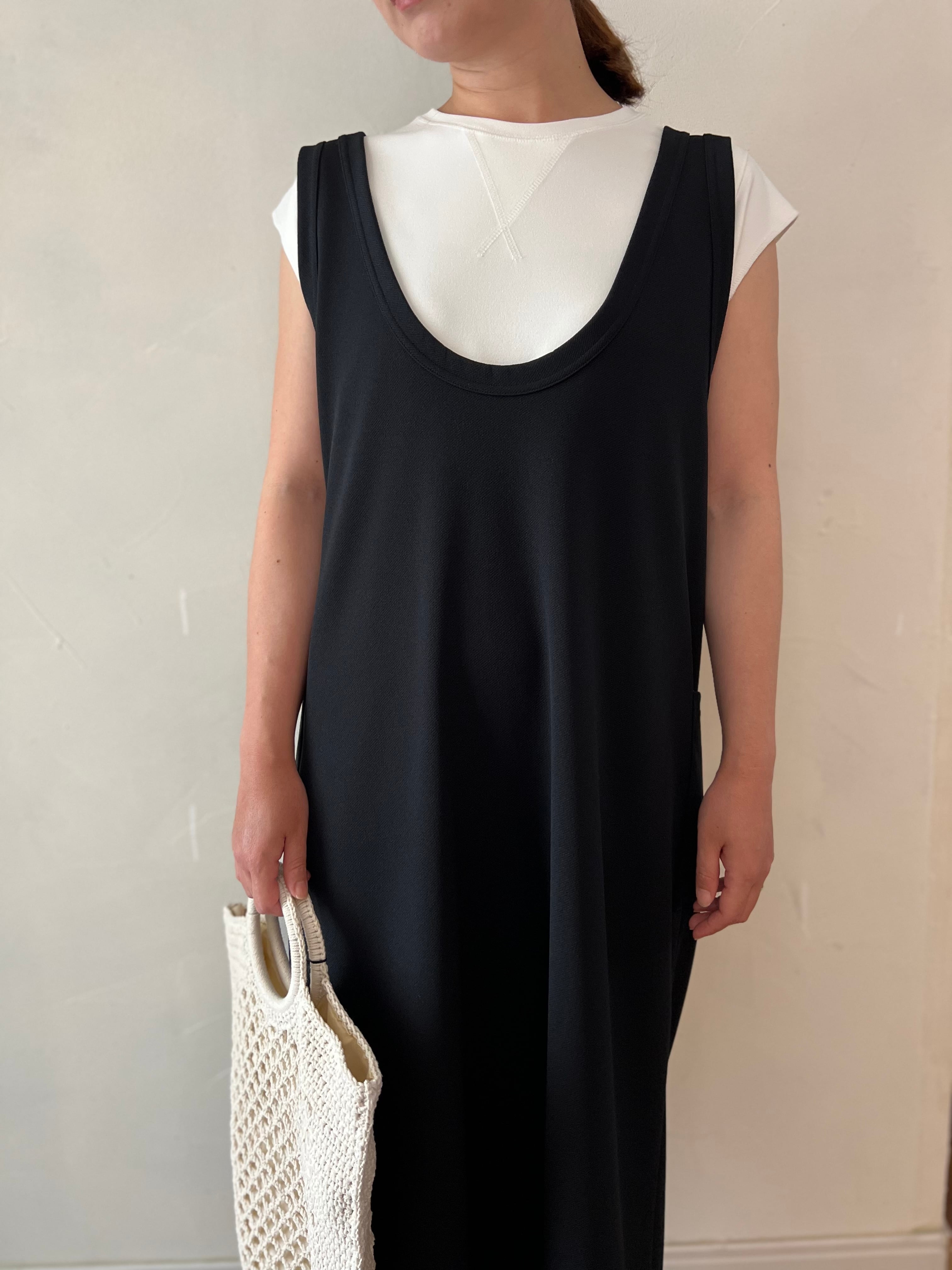 【ma couleur/ヤマトドレス】 ジョーゼットライトジャージＶガゼットタンク J-4762