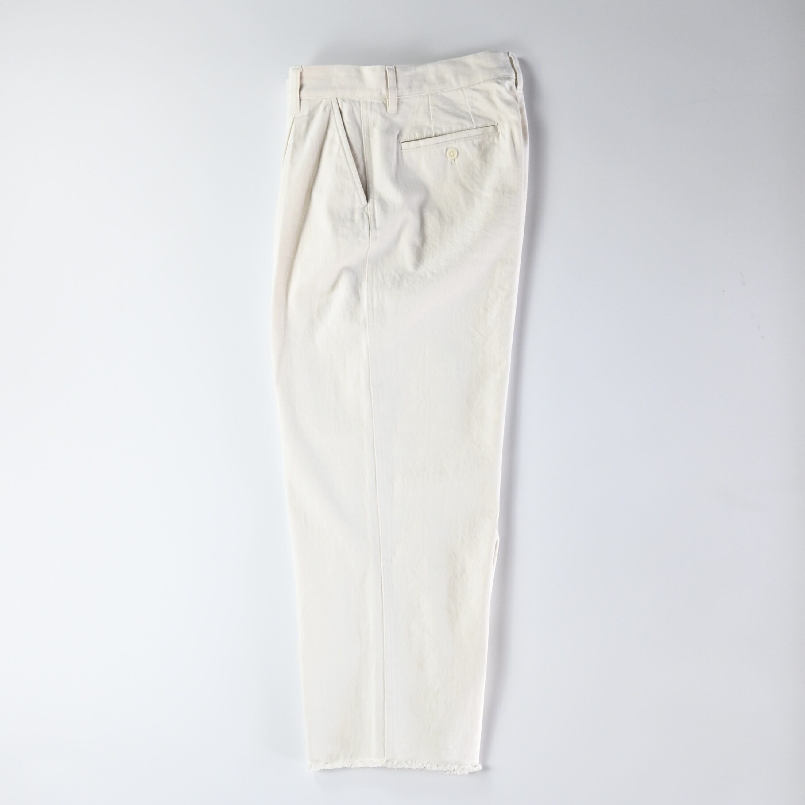 SAYATOMO / 2-Tack Cutoff Wide Denim Pants | GANKO