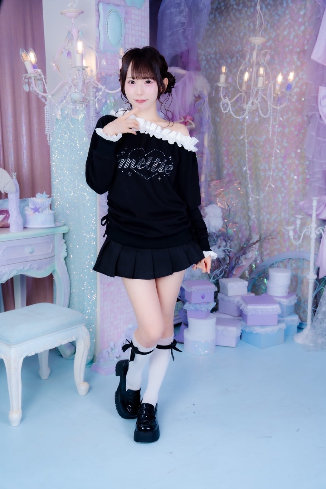 Kitten Frill One Shoulder Tops