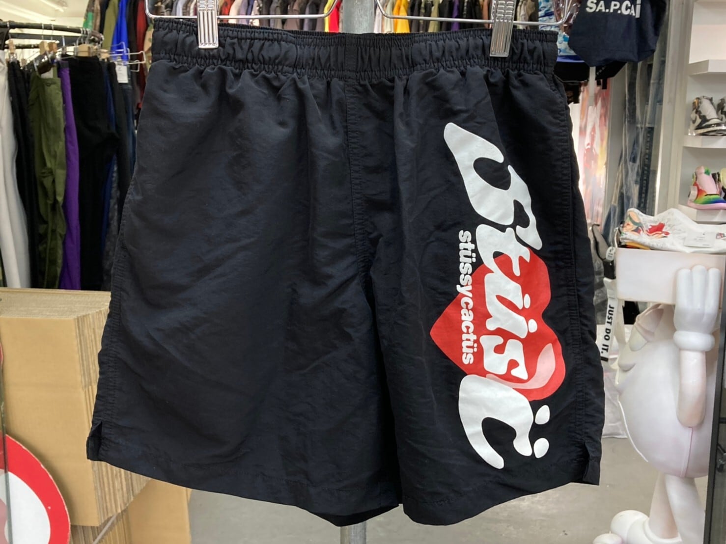 STUSSY × CPFM HEART WATER SHORT BLACK SMALL 89308 | BRAND BUYERS OSAKA