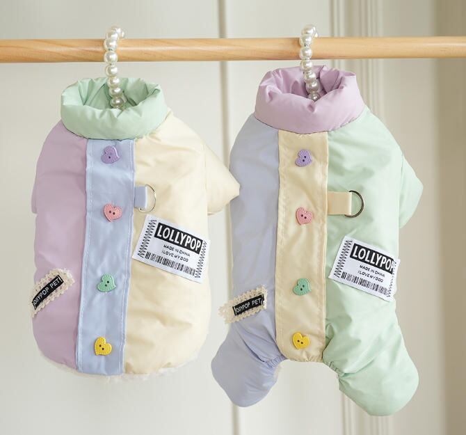 〖予約〗2101895 ロリポップカラーロンパース&ジャケ