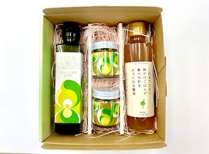 【予約商品 10/20~順次出荷】へべす胡椒2個・へべす醤油・100%果汁 ギフトセット