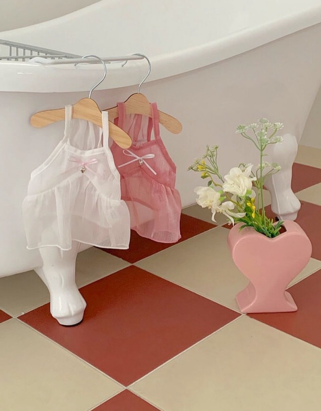 【予約】［minorio select］Tiffany Organza One Piece(2color)
