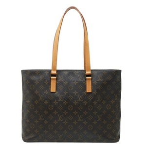 ルイ ヴィトン モノグラム ルコ トートバッグ ショルダーバッグ M51155 ブラウン PVC レザー レディース LOUIS VUITTON 【中古】