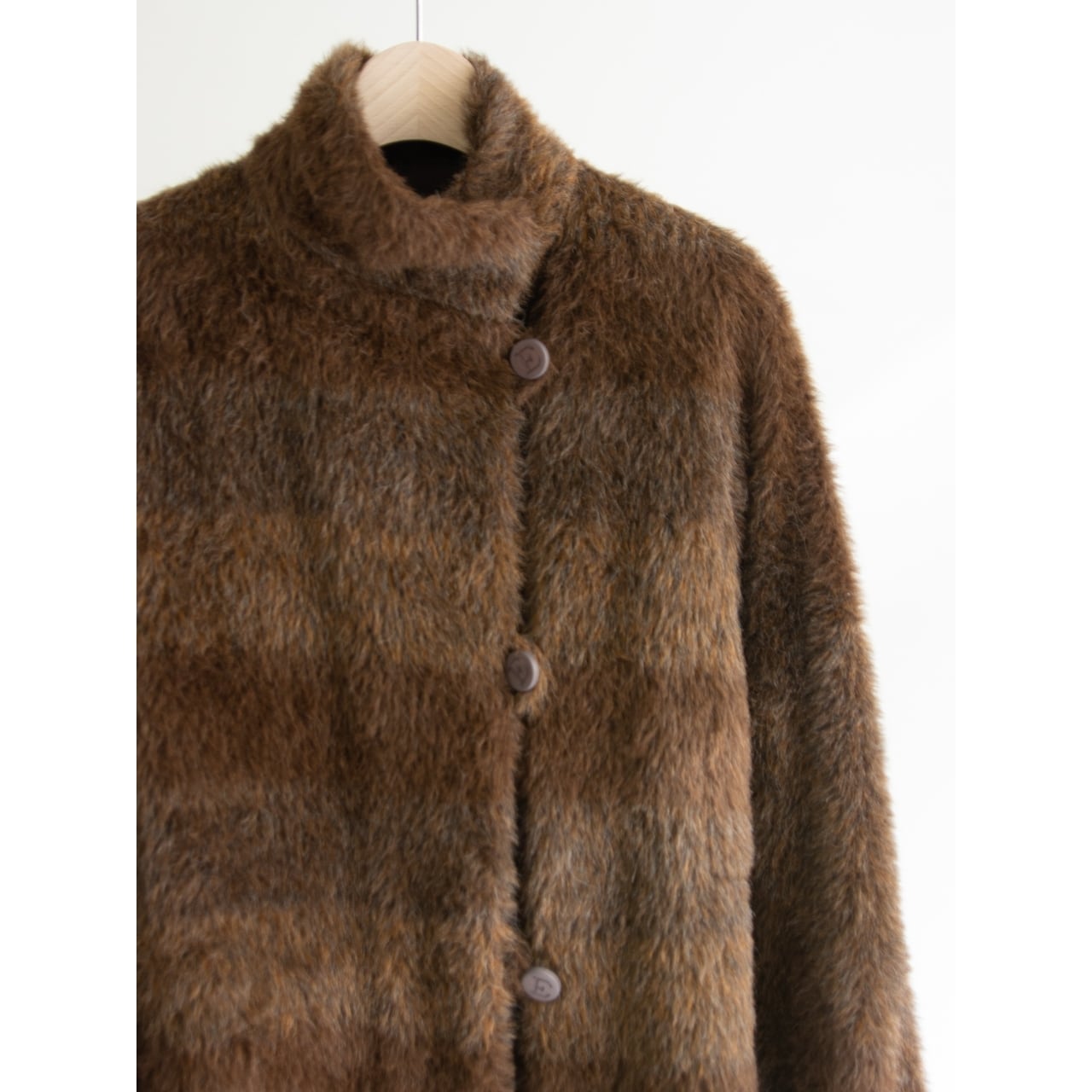 AGNONA】Made in Italy Alpaca Shaggy Coat（アニオナ イタリア製 