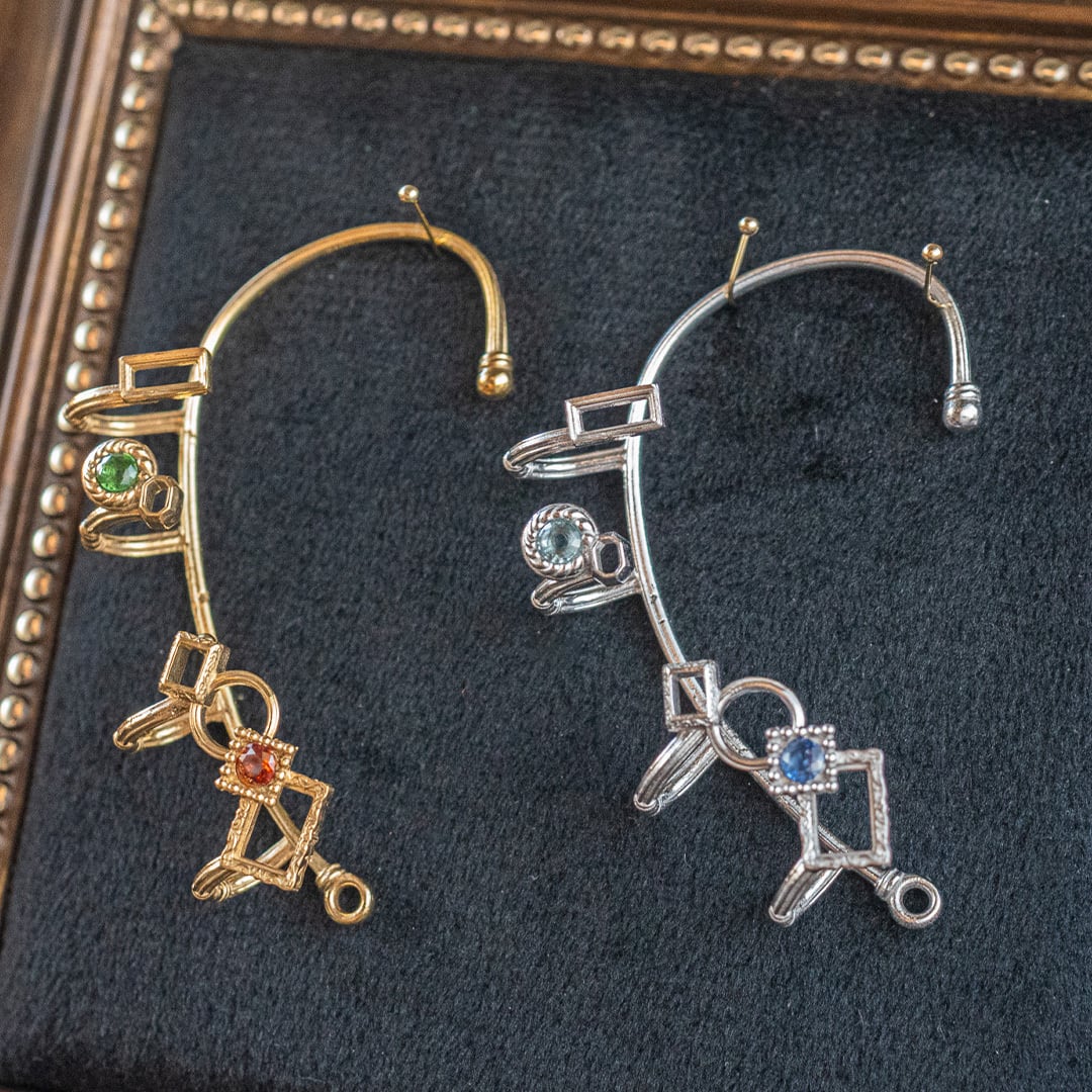 My Gallery シリーズ《額縁イヤーフック》 | Airi museum jewelry