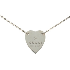 グッチ ハート モチーフ ネックレス SV925 シルバー レディース GUCCI 中古