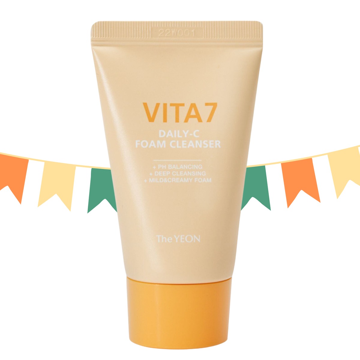 ミニサイズ】VITA7 デイリーC フォームクレンザー / The YEON ザヨン
