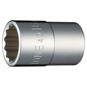 【数量限り】トネ(TONE) ソケット(12角) 4D-16 差込角12.7mm(1/2) 二面幅16mm
