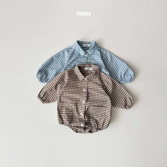 【予約】onu Check Suit (baby)