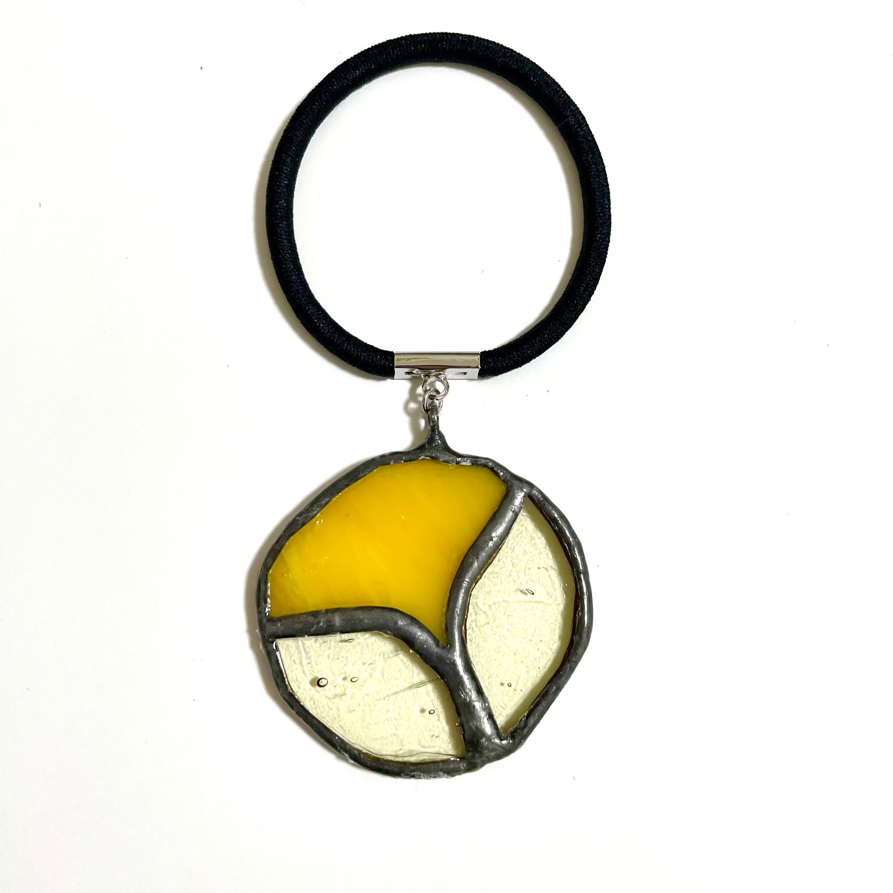 銀杏 イチョウ 紅葉 /ヘアゴム ヘアアクセサリー ステンドグラス